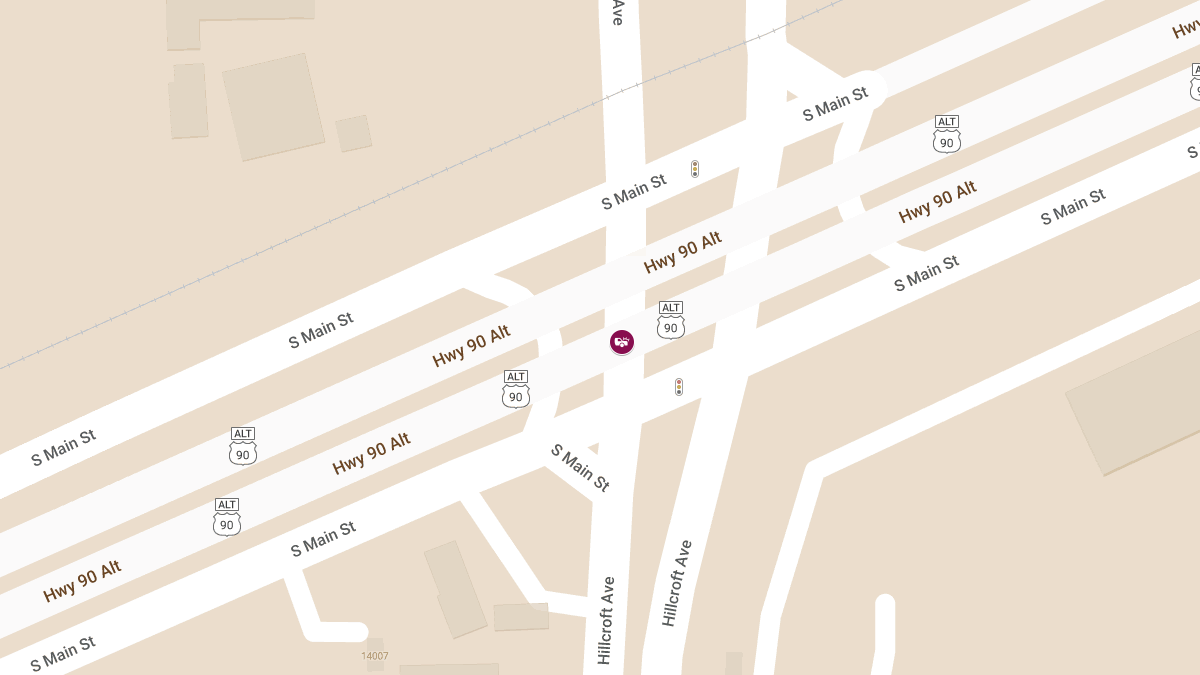 Vehicle Crash at US-90 Alt W & Hillcroft Ave Causes Injuries