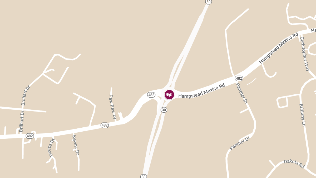 Vehicle Crash with Entrapment at Hampstead Rd & Hampstead Mexico Rd
