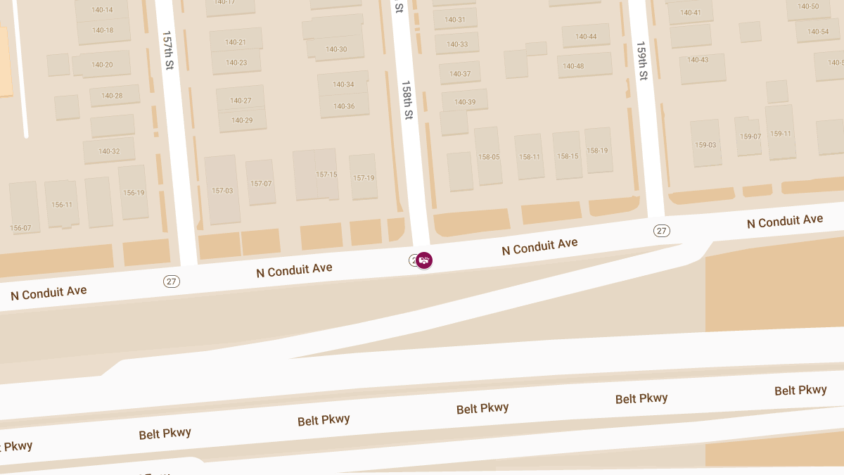 Vehicle Crash with Head Injuries at N Conduit Ave & 158th St