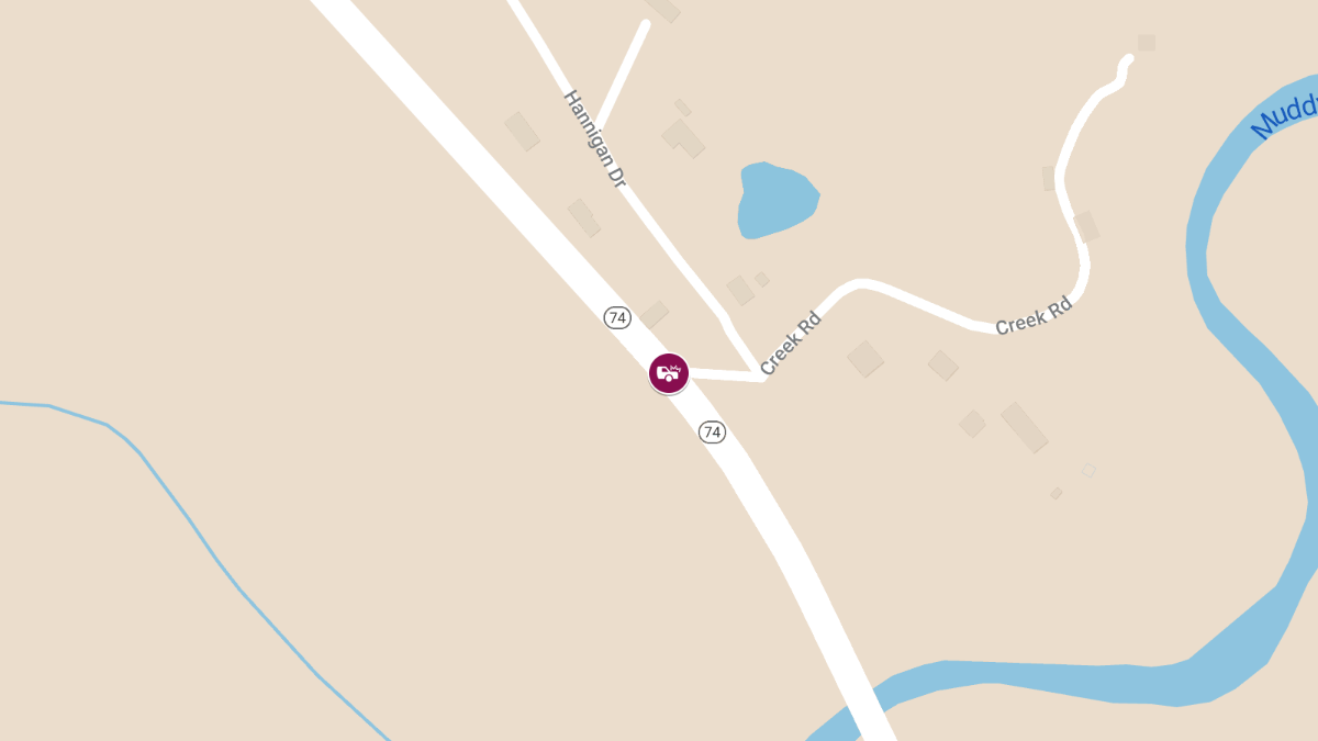 Vehicle Crash with Injuries Reported at Delta Rd & Creek Rd