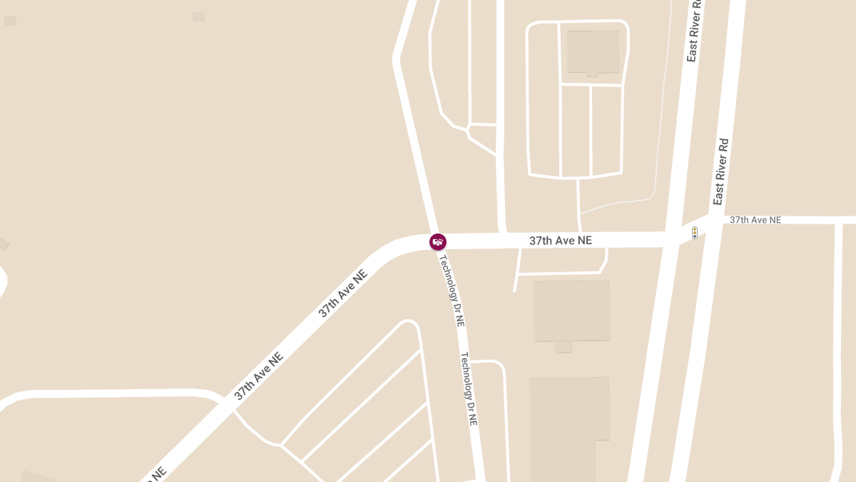 Vehicle Crash with Injuries at 37th Ave NE & Technology Dr