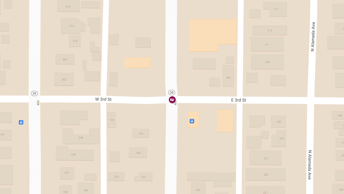 Vehicle Crash with Injuries at N Azusa Ave & E 3rd St