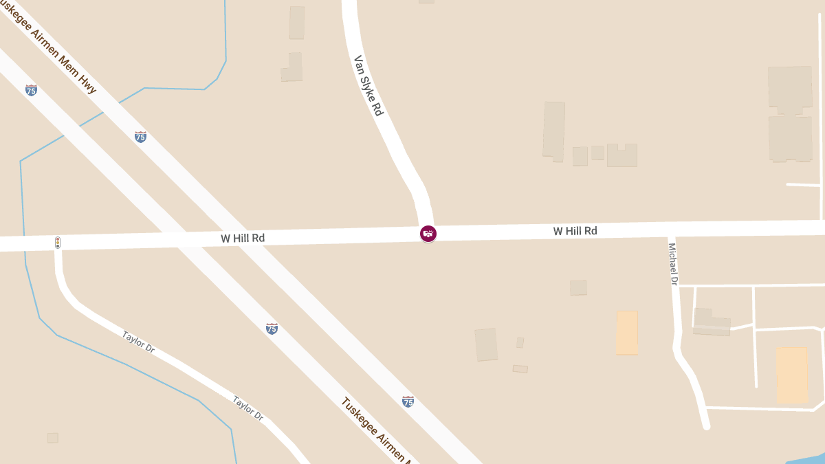 Vehicle Crash with Injuries at W Hill Rd & Van Slyke Rd