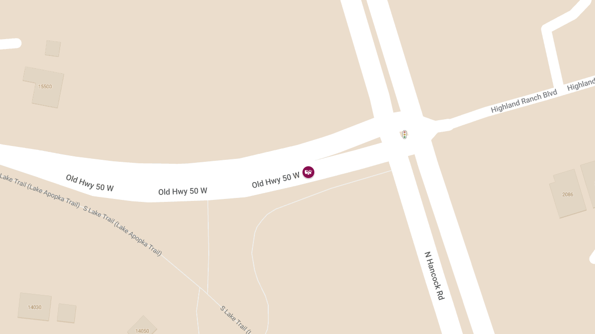 Vehicle Crash with Injuries on Old Hwy 50