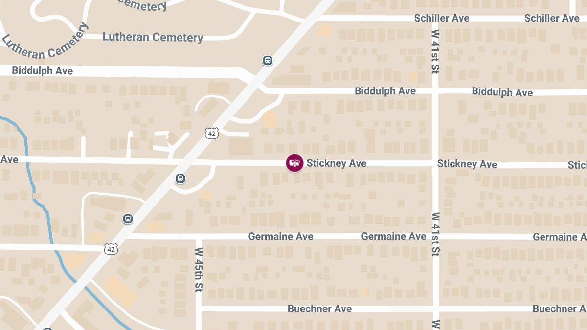 Vehicle Overturns in Crash at 4321 Stickney Ave, 3 Injured