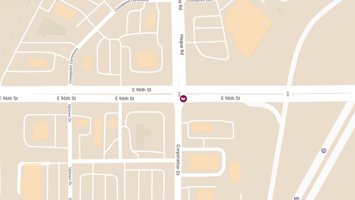 Vehicle Rollover Accident with Injuries at Corporation Dr & E 96th St