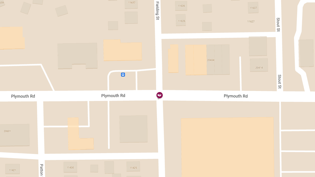 Vehicle Rollover Crash With Injuries at Plymouth Rd & Fielding St