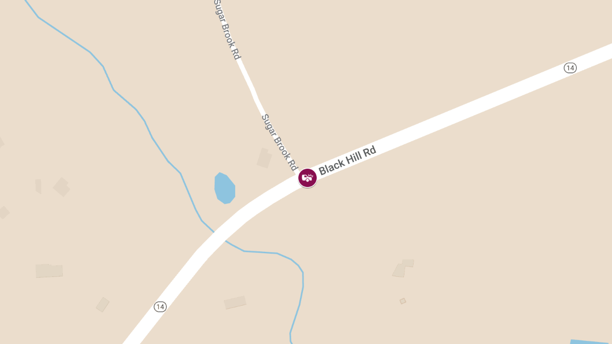 Vehicle Rollover Crash with Entrapment and Injuries on Black Hill Rd