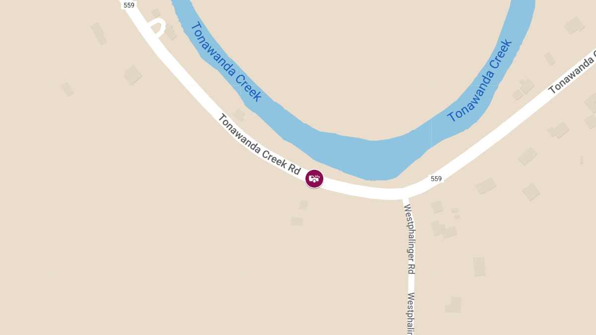 Vehicle Rollover Crash with Injuries Reported on Tonawanda Creek Rd