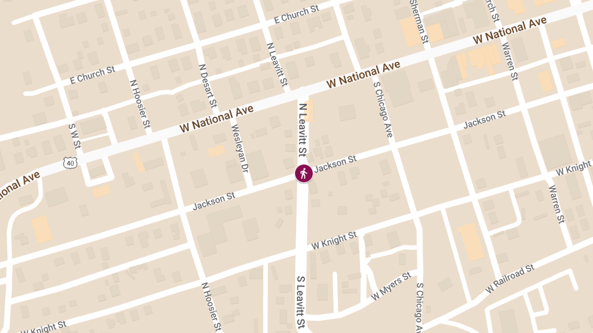 Vehicle vs. Pedestrian Crash at Jackson St & S Leavitt St