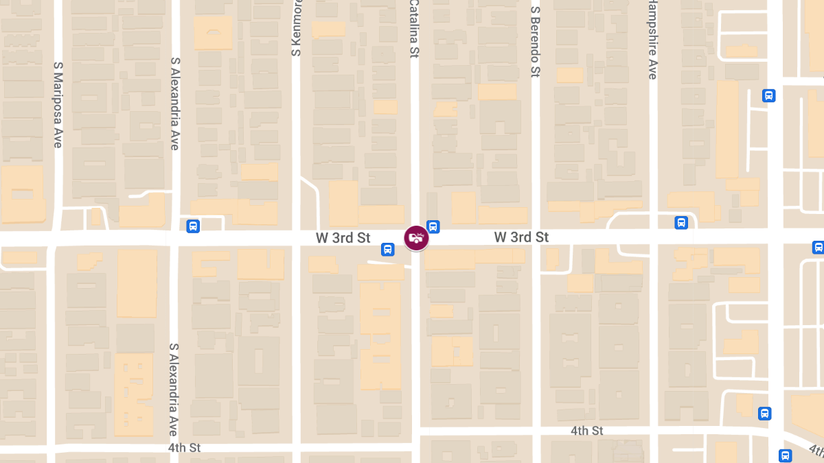 Woman Critically Injured in Multi-Vehicle Crash at 3rd St & Catalina St