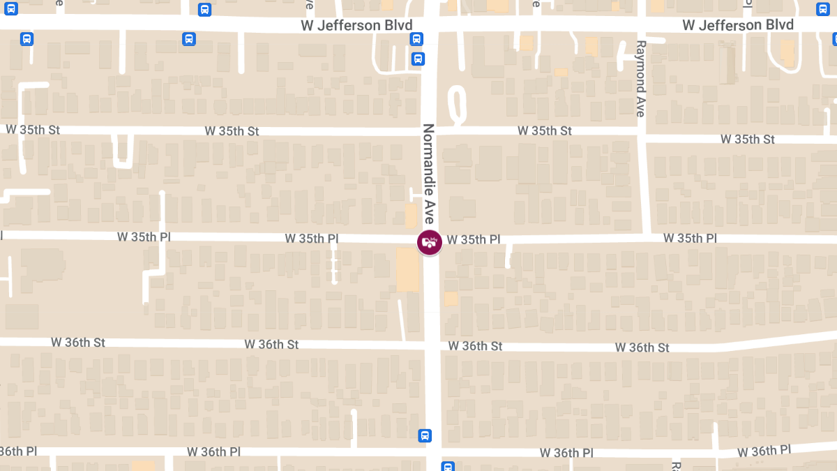 Woman Injured in Crash at 3570 S Normandie Ave