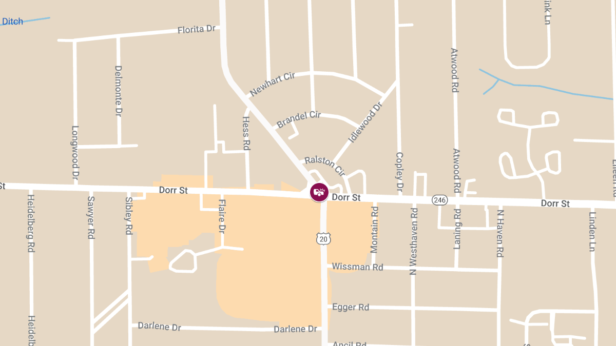 Woman Injured in Crash at Dorr St & N Reynolds Rd