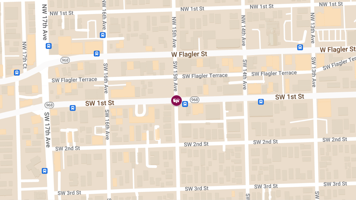 Woman Injured in Crash at SW 15th Ave & SW 1st St