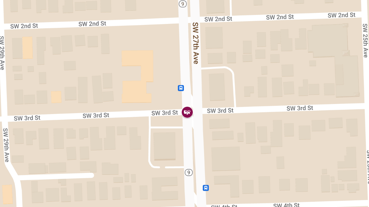 Woman Injured in Crash at SW 27th Ave & SW 3rd St