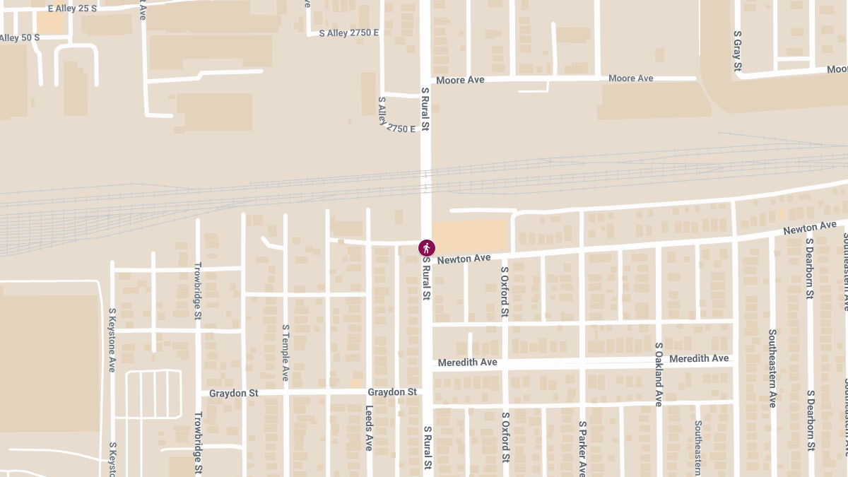 Woman Injured in Pedestrian Crash at S Rural St & Newton Ave