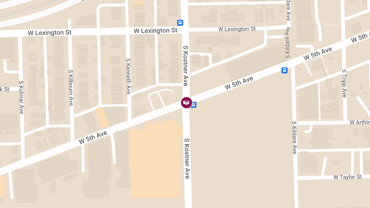 Woman Injured in Two-Vehicle Collision at W 5th Ave & S Kostner Ave