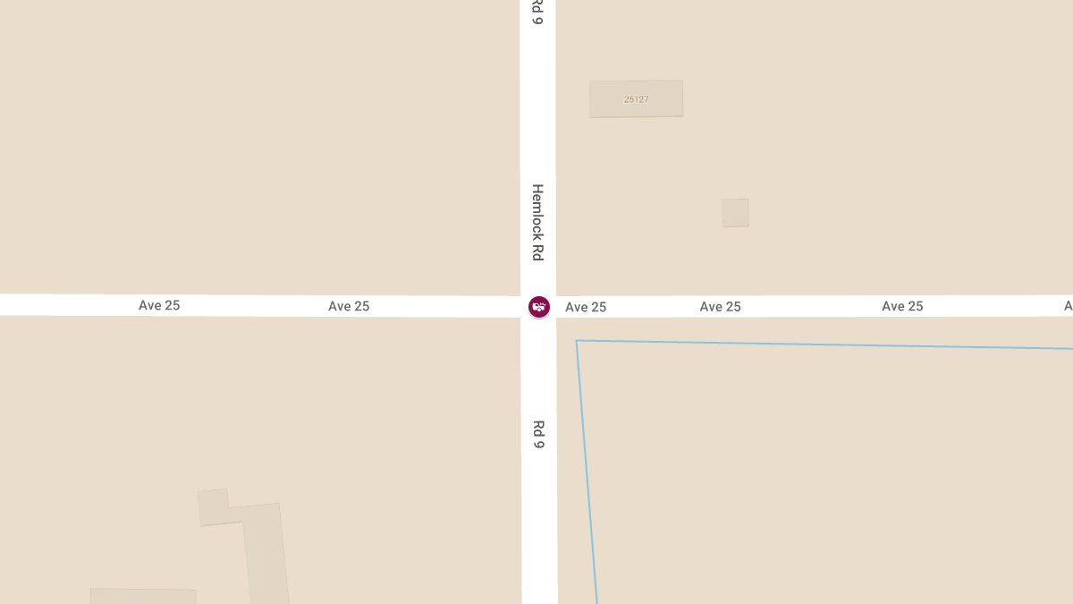 Woman Killed in Crash at Road 9 & Avenue 25 Near Chowchilla