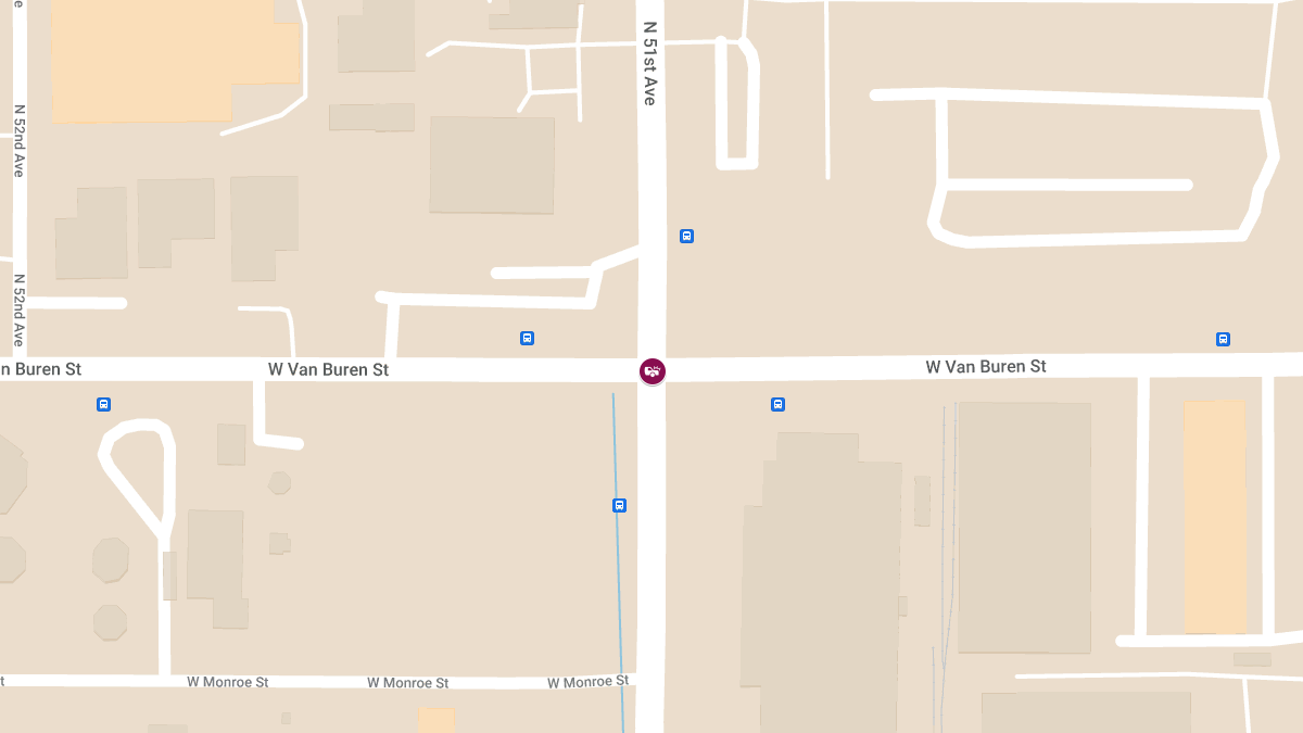 Woman Killed in Pedestrian Crash at 51st Ave & Van Buren St