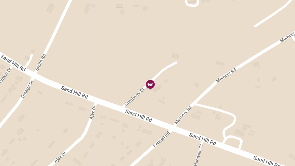 in Crash on Gumberry Ct, Injures State Trooper