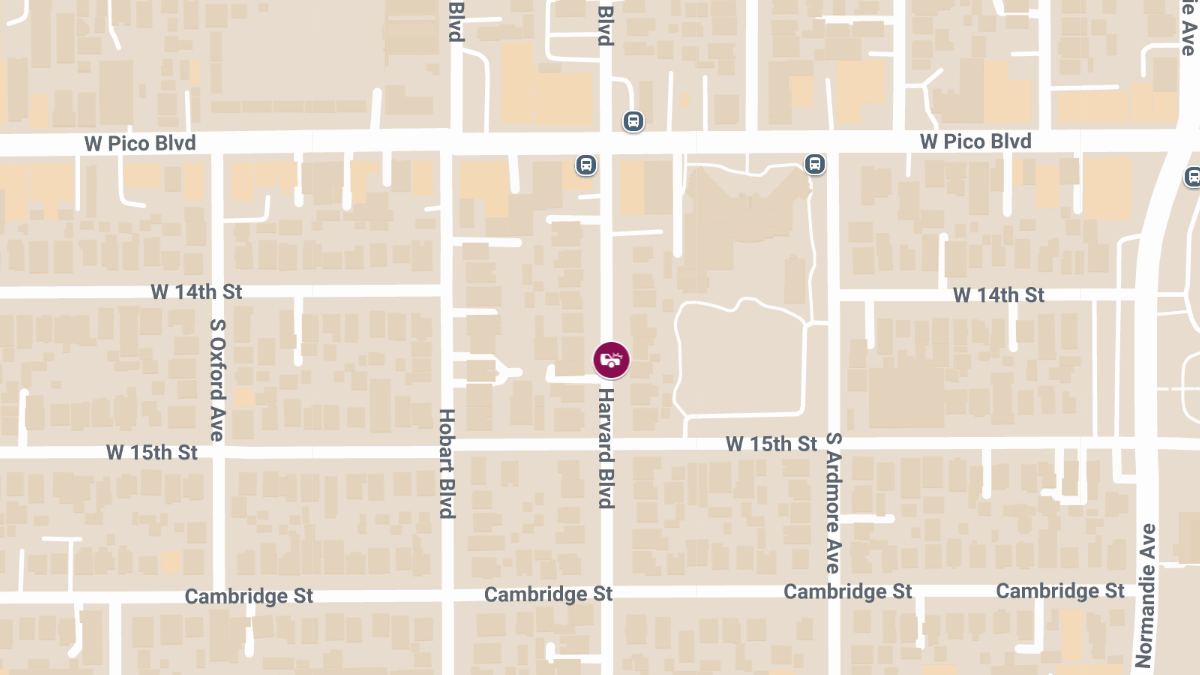 1 Injured in Crash at 1501 S Harvard Blvd