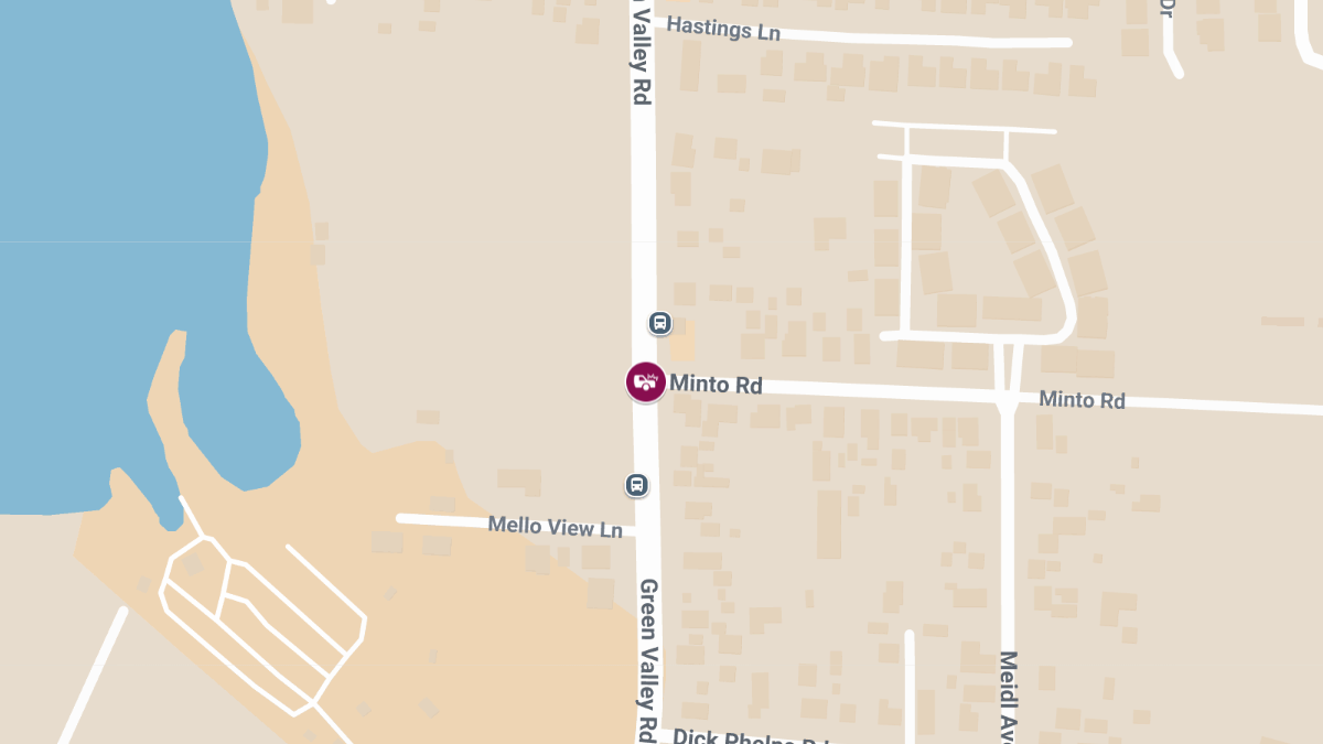 1 Injured in Crash at Green Valley Rd & Minto Rd