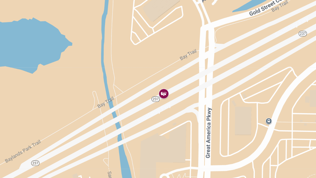 1 Injured in Motorcycle Crash on Hwy 237 Near Great America Pkwy