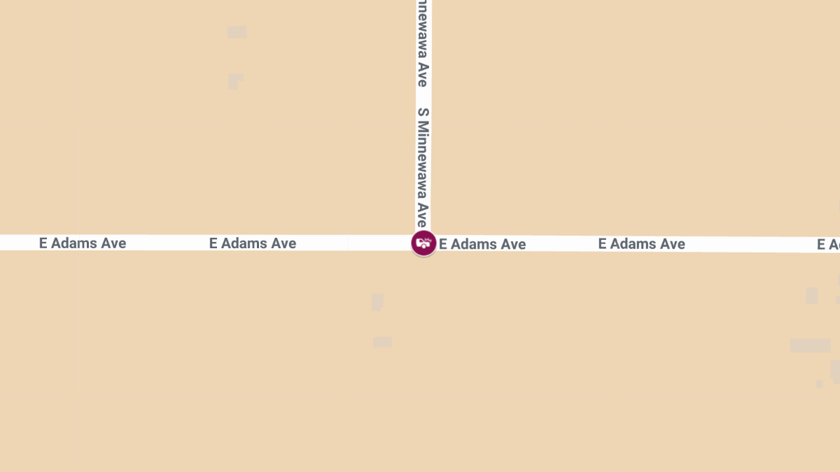 1 Injured in Rollover Crash at Adams Ave & Minnewawa Ave