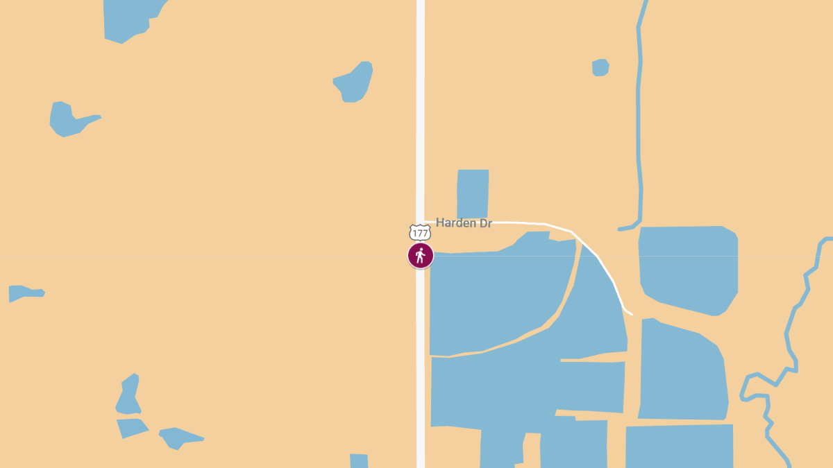 81-Year-Old Pedestrian Killed in Crash on US Hwy 177