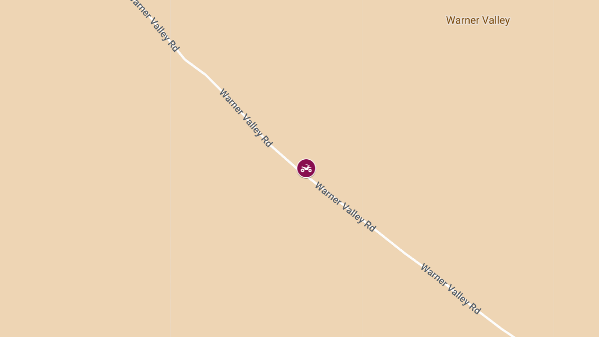 ATV Rollover with Injuries in Warner Valley