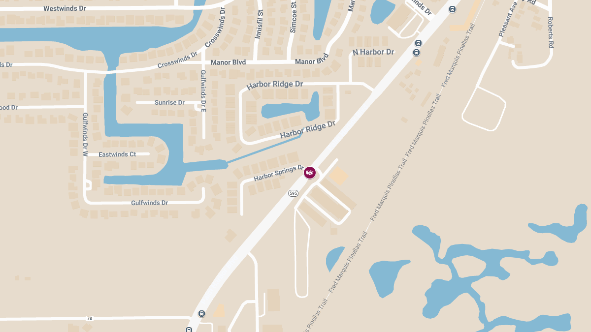 Accident Causes Injuries on Palm Harbor Blvd at Harbor Springs Dr