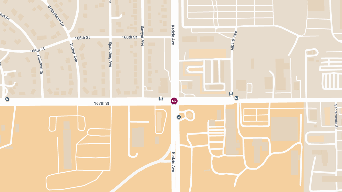 Accident With Injuries at 167th St & Kedzie Ave