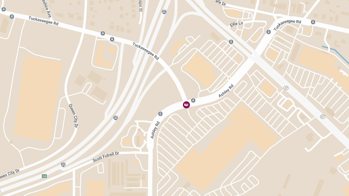 Accident With Injuries at Ashley Rd & Tuckaseegee Rd