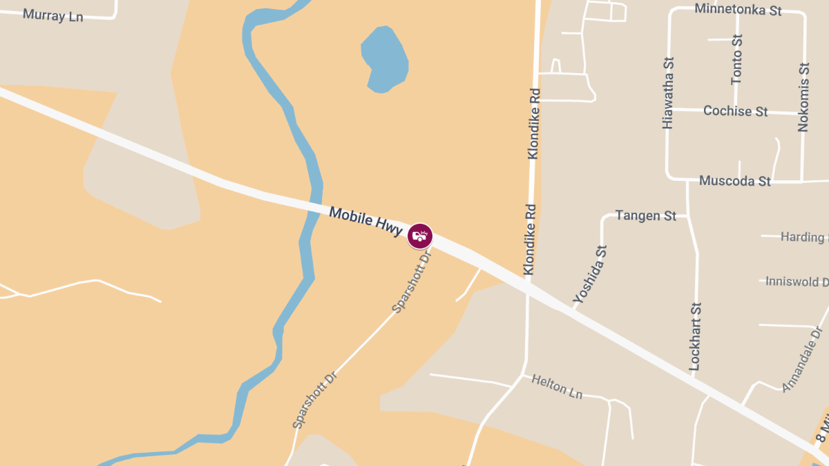 Accident With Injuries on Mobile Hwy Near Millview Rd
