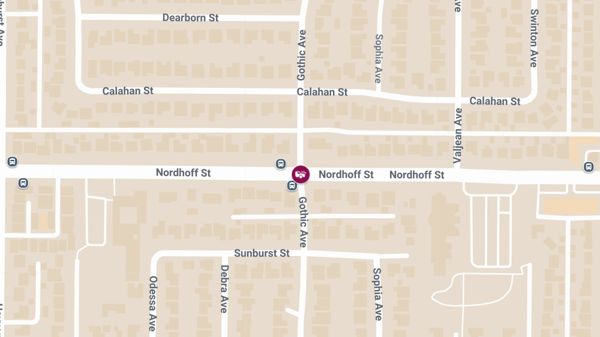 Accident at Gothic Ave & Nordhoff St Leads to Injuries