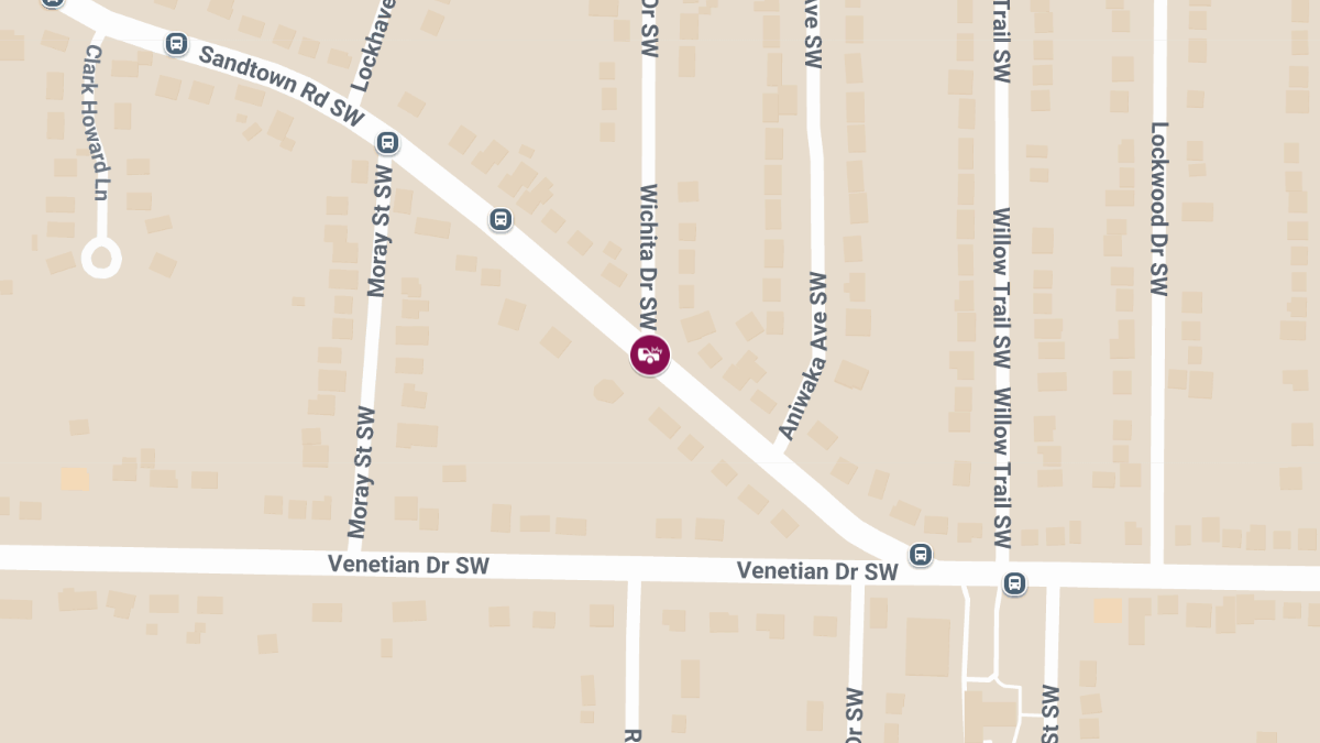 Accident at Sandtown Rd SW & Wichita Dr SW Leads to Injuries