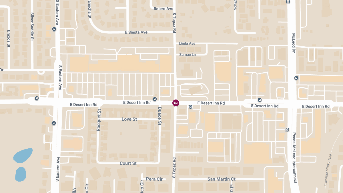 Accident at Topaz St & E Desert Inn Rd Causes Injuries