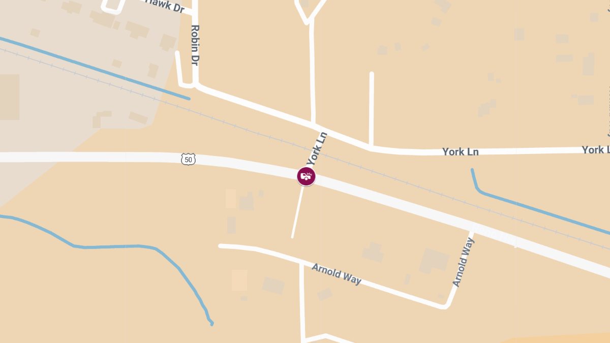Accident at US-50 & York Ln Results in Injuries