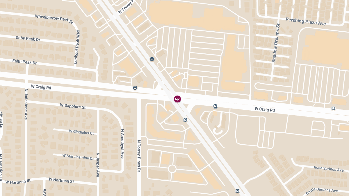 Accident at W Craig Rd & N Rancho Dr Causes Injuries