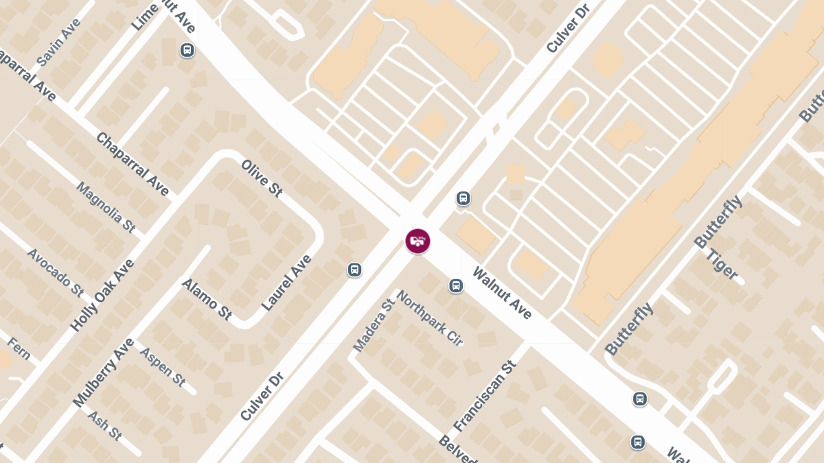 Accident at Walnut Ave & Culver Dr Results in Injuries