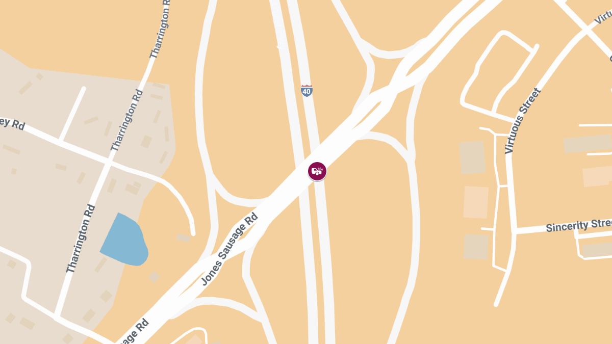 Accident on I-40 WB at Jones Sausage Rd Results in Injuries