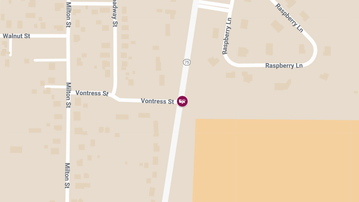 Accident with Entrapment at S RD75 & Vontress St