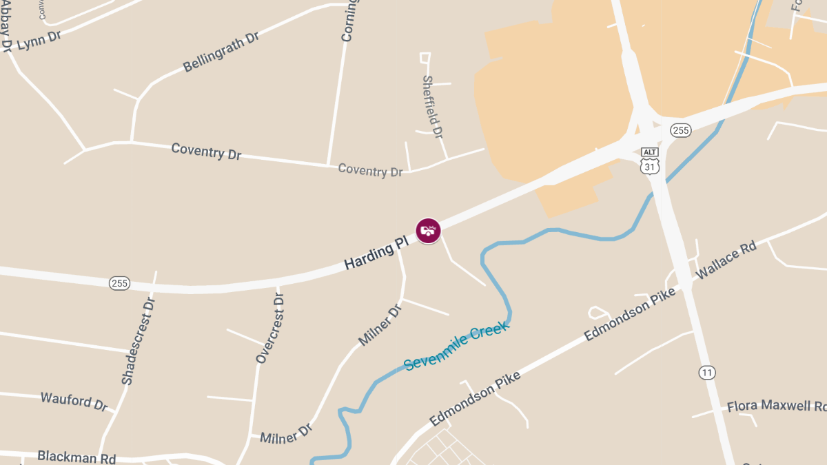 Accident with Injuries at 440 Harding Pl