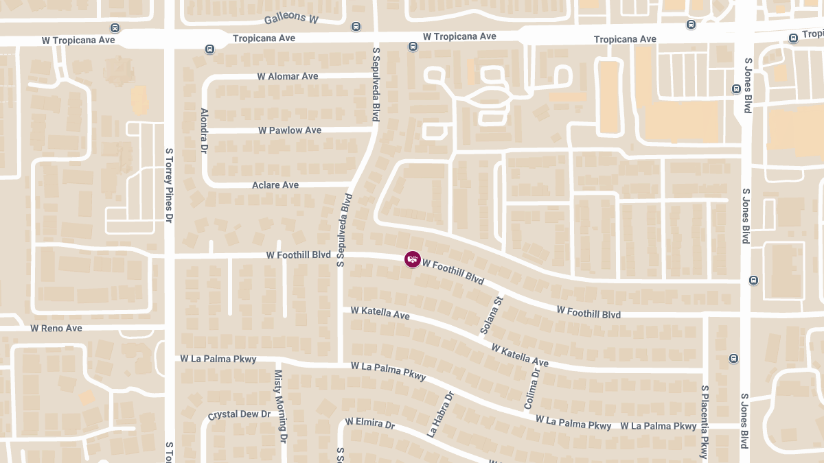 Accident with Injuries at 6278 Foothill Blvd