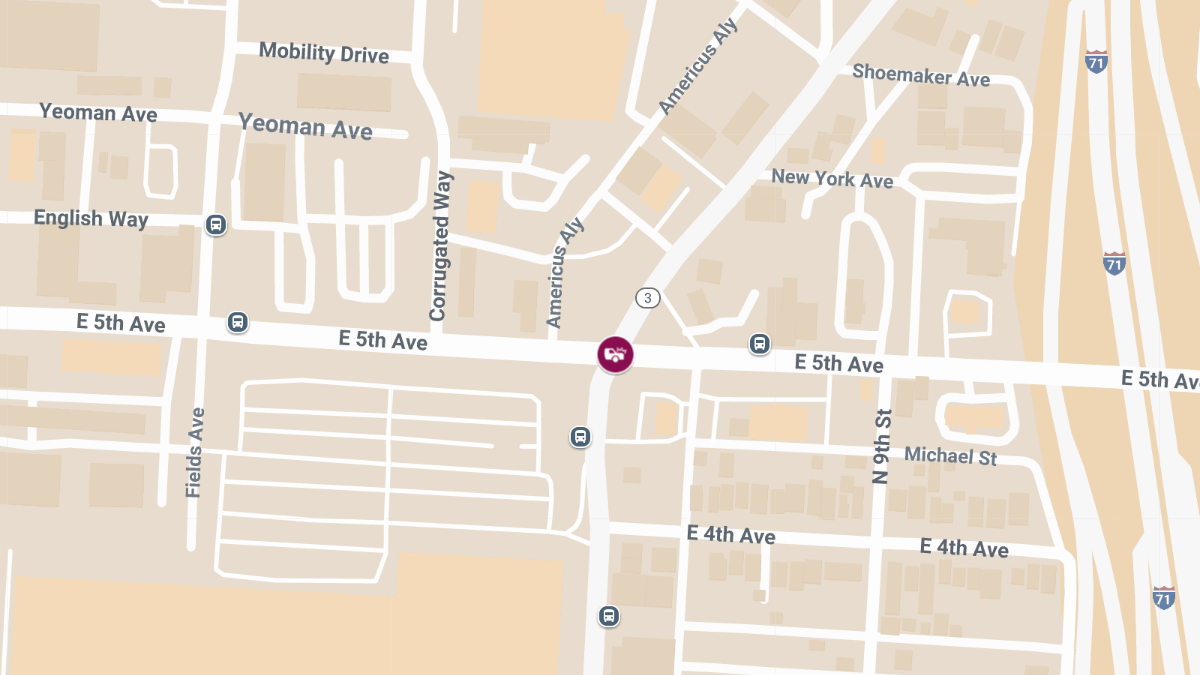 Accident with Injuries at Cleveland Ave and E 5th Ave