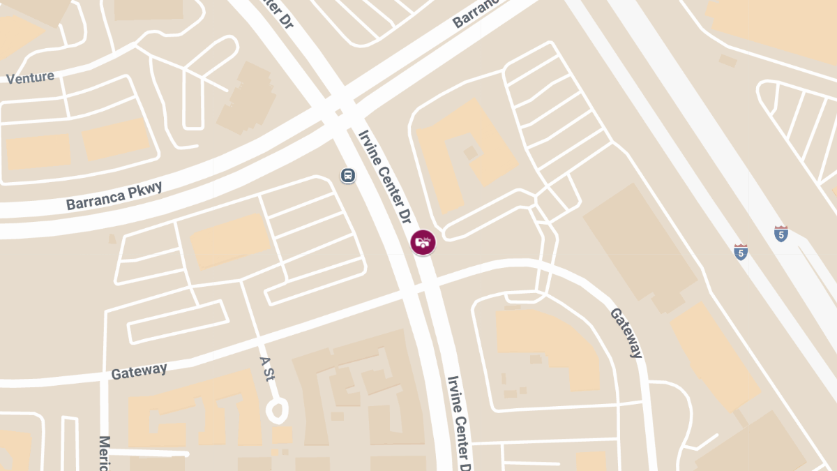 Accident with Injuries at Irvine Center-Gateway