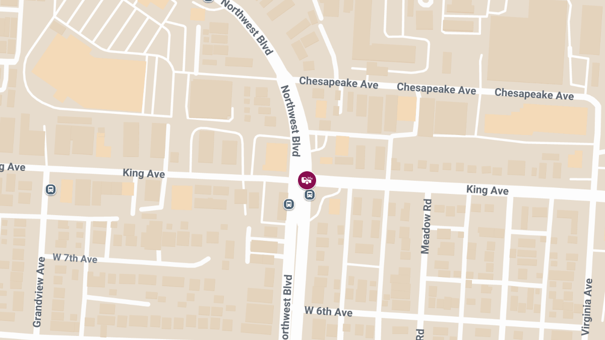 Accident with Injuries at King Ave & Northwest Blvd