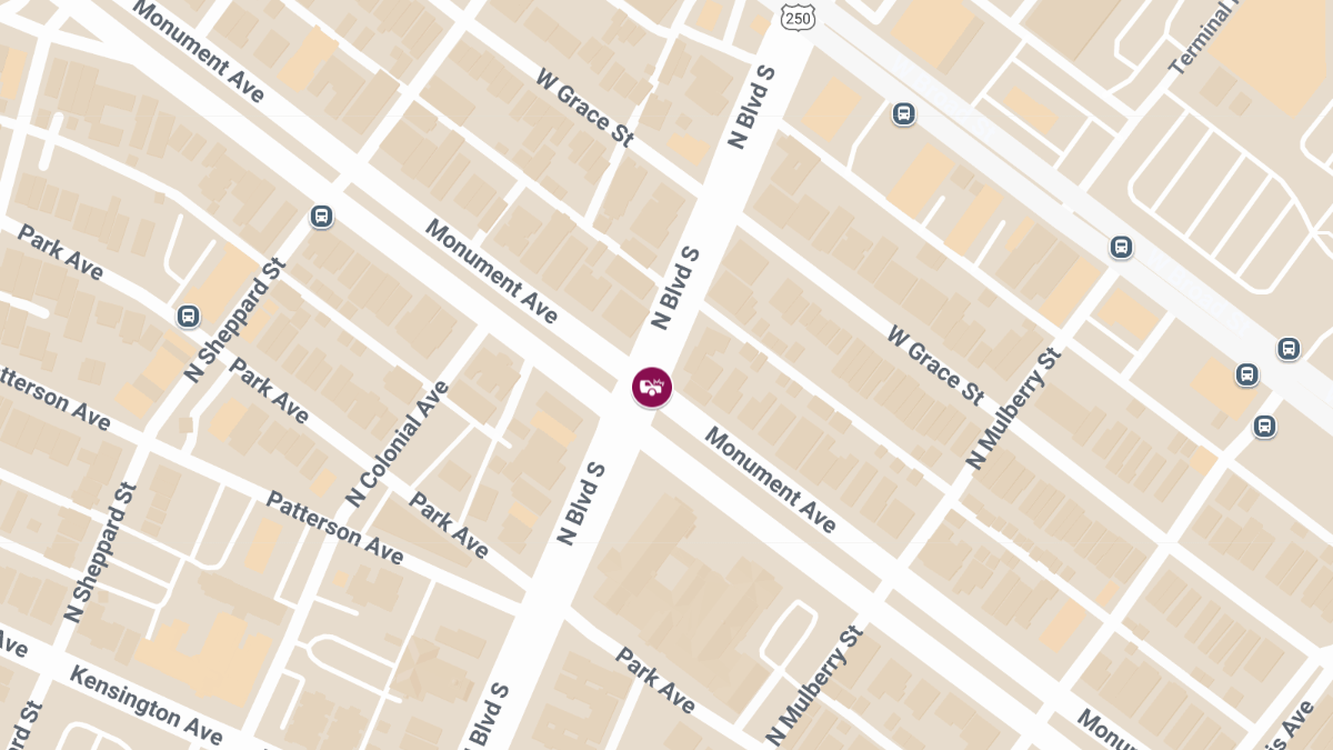 Accident with Injuries at N Arthur Ashe Blvd & Monument Ave