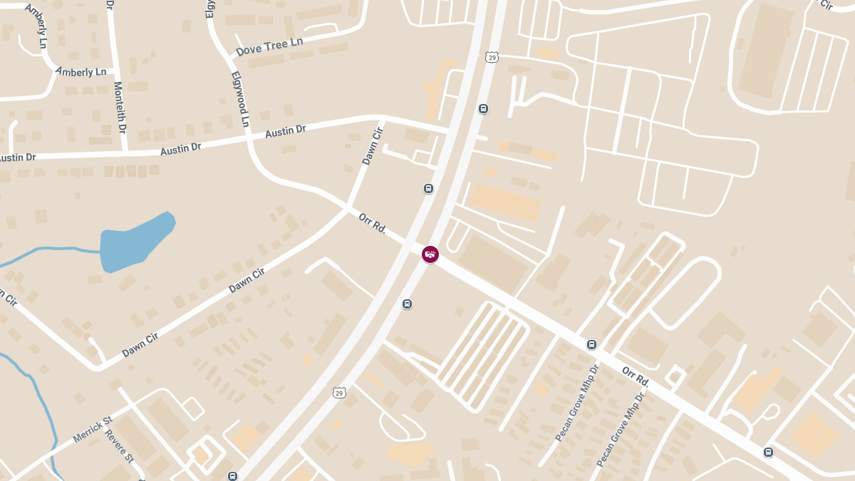 Accident with Injuries at N Tryon St & Orr Rd