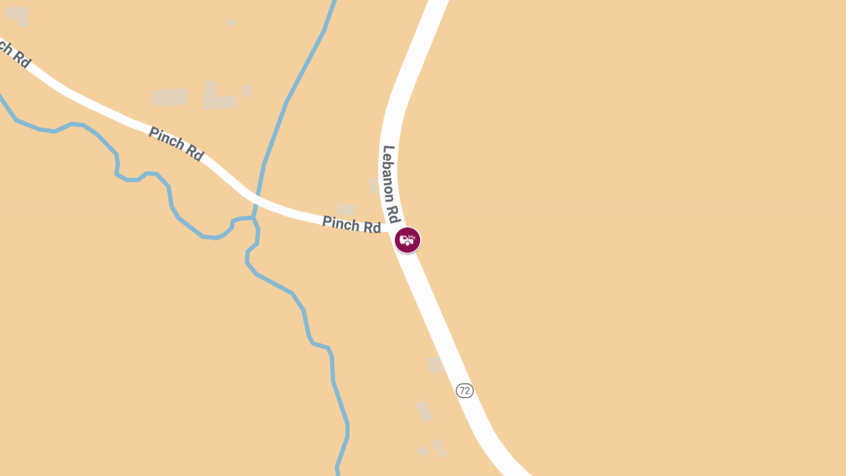 Accident with Injuries at Pinch Rd & Lebanon Rd